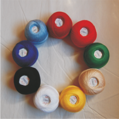 Baumwollgarn bella red 