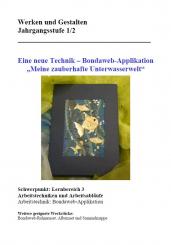 Unterrichtsvorbereitung - Bondawebgegenstände 