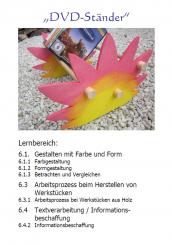 Unterrichtsvorbereitung - DVD-Ständer 