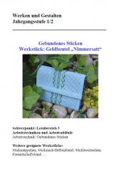 Unterrichtsvorbereitung Gebundenes Sticken als Gratis-Download 