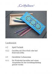 Unterrichtsvorbereitung - Griffelbox 