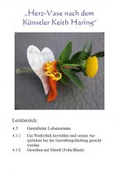 Unterrichtsvorbereitung - Herzvase 