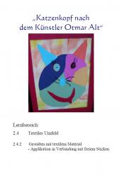 Unterrichtsvorbereitung - Katzenkopf 