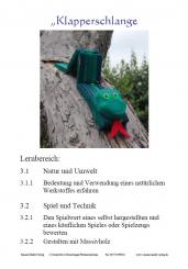 Unterrichtsvorbereitung - Klapperschlange 