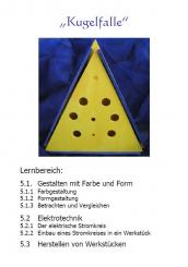 Unterrichtsvorbereitung - Kugelfalle 