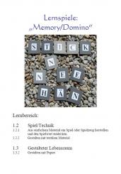 Unterrichtsvorbereitung - Memory 
