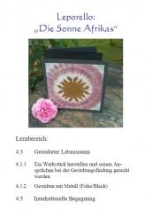 Unterrichtsvorbereitung - Metall-Leporello 