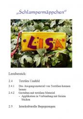 Unterrichtsvorbereitung - Schlampermäppchen 