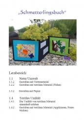 Unterrichtsvorbereitung - Schmetterlingsbuch 