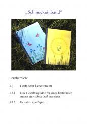 Unterrichtsvorbereitung - Schmuckeinband 