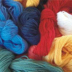 Reine Schurwolle am Strang 