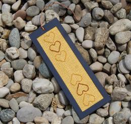 Materialset Stick Lesezeichen mit Stickstoffzuschnitt 