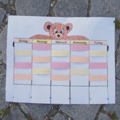 Materialset Stundenplan 