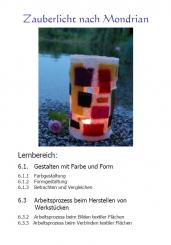 Unterrichtsvorbereitung - Zauberlicht 