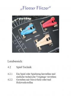 Unterrichtsvorbereitung - Flotter-Flitzer 