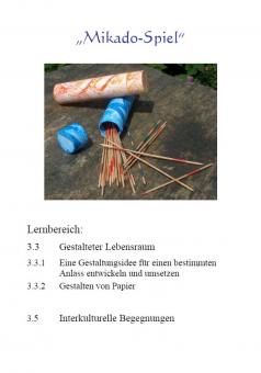 Unterrichtsvorbereitung - Mikado 