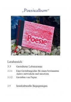 Unterrichtsvorbereitung - Poesiealbum 