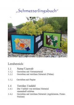 Unterrichtsvorbereitung - Schmetterlingsbuch 
