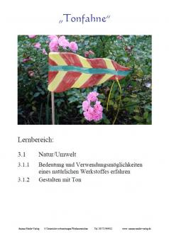 Unterrichtsvorbereitung - Tonfahne 